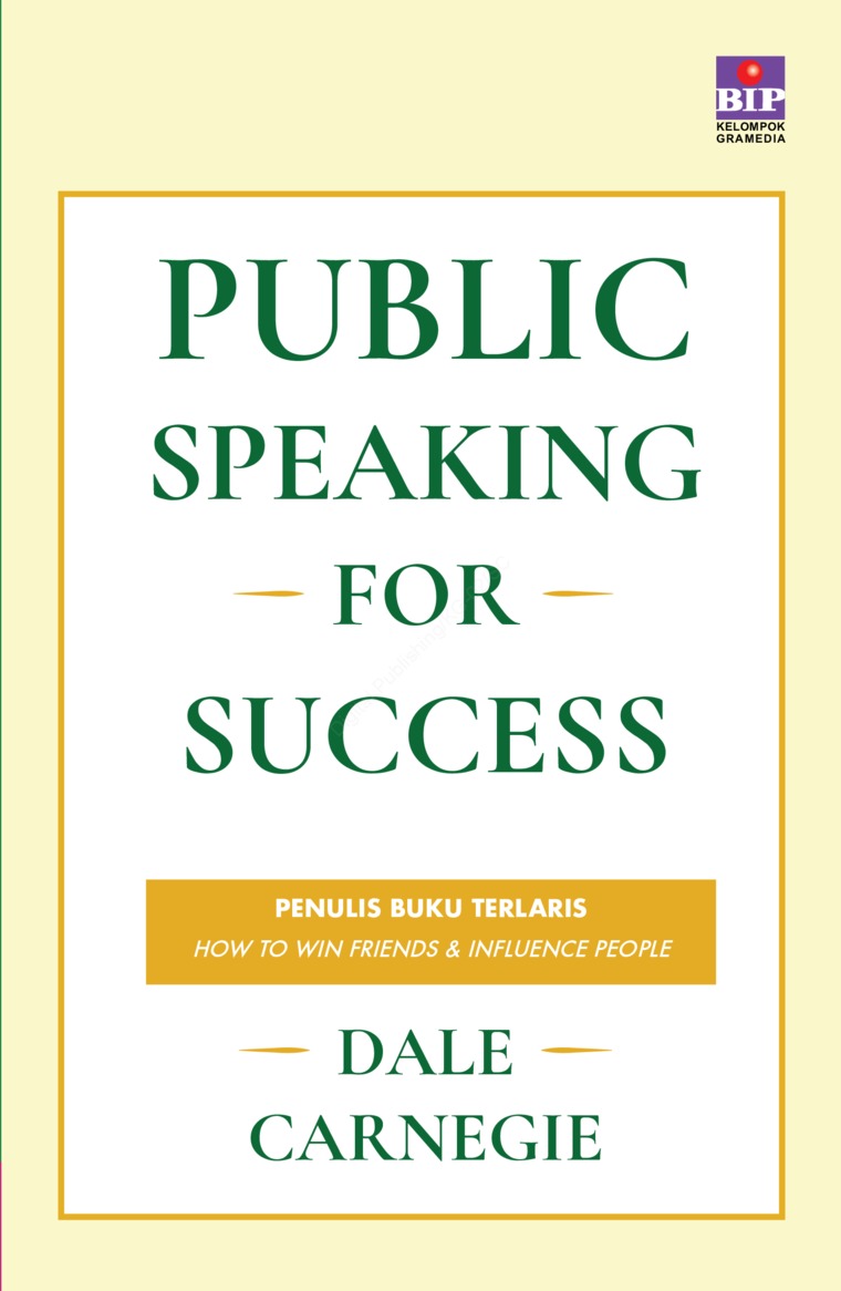 PUBLIC SPEAKING FOR SUCCESS